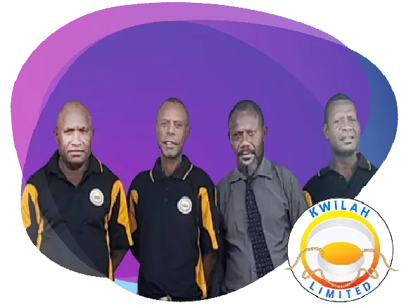 The Kwilah Limited team in their uniforms